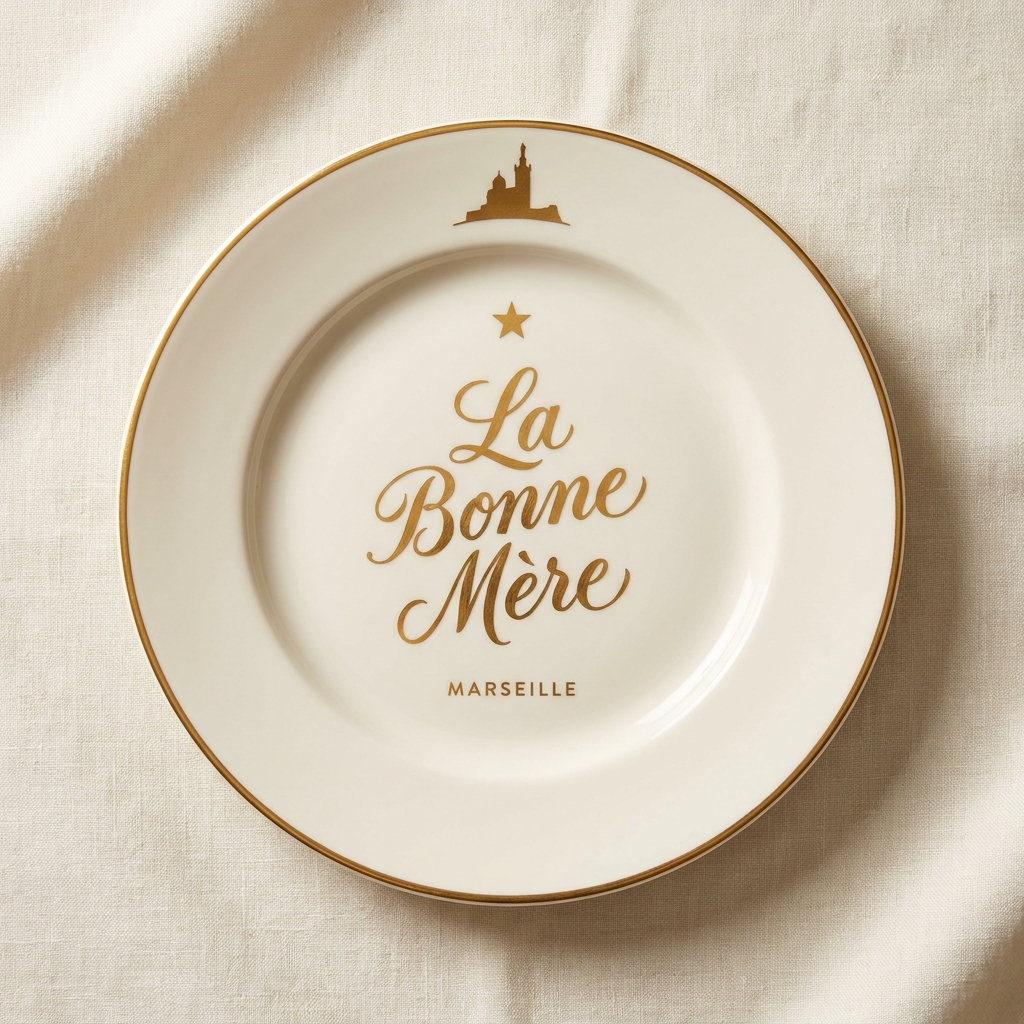 Assiette à dîner Bonne Mère