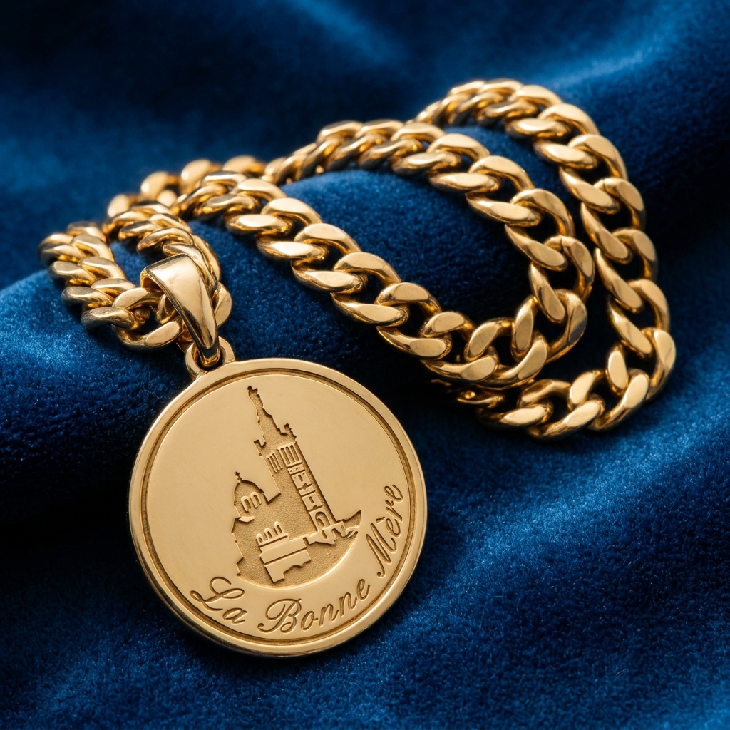 Chaîne pendentif Notre-Dame